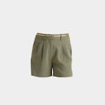 Quince Stretch Crepe Pleated Shorts