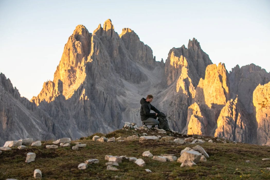 The TEREN Kit in action in the backcountry